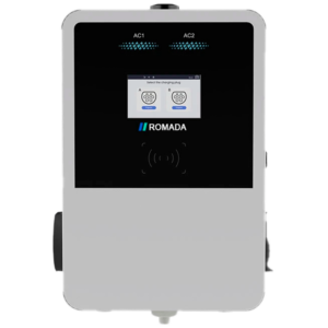 Зарядная станция ROMADA Panda Power Type2*2 Socket Business AC 44квт