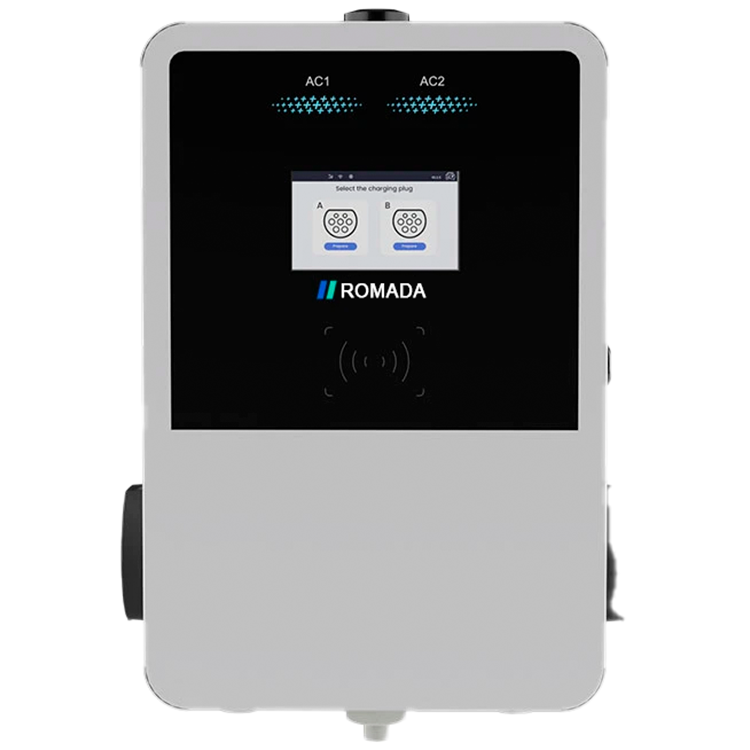 Зарядная станция ROMADA Panda Power Type2*2 Socket Business AC 44квт